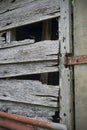 Old Weather Torn Barn Door Royalty Free Stock Photo