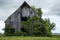 Old weathered and abandoned farm barn Royalty Free Stock Photo