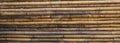 Old weathered bamboo texture, background, banner Royalty Free Stock Photo