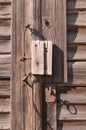 Old weathered barn door Royalty Free Stock Photo