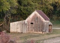 Weathered Barn standing the test of time Royalty Free Stock Photo