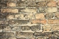 Old weathered brick wall texture Royalty Free Stock Photo