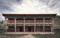 Old and weathered buddhist temple in Mongolia