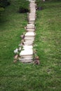 Old and weathered cement staircase