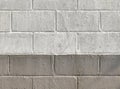 old weathered color dirty cement brick block wall texture surface background. Royalty Free Stock Photo