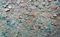 Concrete surface with small stones, background. Royalty Free Stock Photo