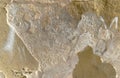 Old weathered crumbly plastered wall Royalty Free Stock Photo