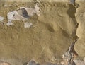 Old weathered crumbly plastered wall Royalty Free Stock Photo