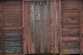 Old and weathered wagon door Royalty Free Stock Photo