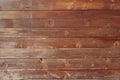 Old weathered faded shed wall made from horizontally oriented timber planks. Vintage rustic wood boards background. Lumber texture Royalty Free Stock Photo