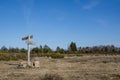 Old weathered sign post Royalty Free Stock Photo