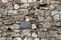 Old Weathered Stone Wall Texture Royalty Free Stock Photo