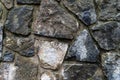 Old weathered stone wall texture Royalty Free Stock Photo