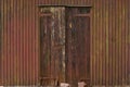 Old Weathered Toolshed Shack Door Front