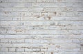 Old weathered white brick wall Royalty Free Stock Photo