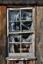 Old Weathered Window Frame Royalty Free Stock Photo