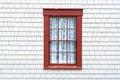 Old Weathered Window Frame Royalty Free Stock Photo