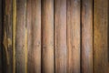 Old and weathered wood log wall of cabin for wood background and textured Royalty Free Stock Photo