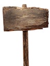 Old weathered wood sign Royalty Free Stock Photo