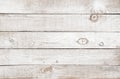 Old weathered wooden plank painted in white color. Royalty Free Stock Photo