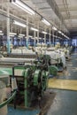 Old weaving factory workshop Royalty Free Stock Photo