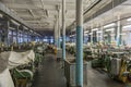 Old weaving factory workshop Royalty Free Stock Photo