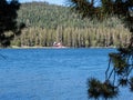 Old Webber Lake Hotel Royalty Free Stock Photo