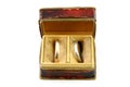 old wedding rings Royalty Free Stock Photo