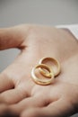 Old Wedding Rings Royalty Free Stock Photo