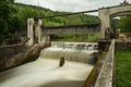 Old Weir at the AltmÃÂ¼hl River in Bavaria