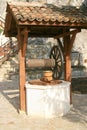 Old well at rock monastery