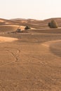 The old well in Sahara desert for groundwater Royalty Free Stock Photo