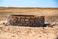 Old well in semi-desert Royalty Free Stock Photo