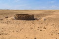 Old well in semi-desert Royalty Free Stock Photo