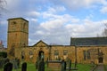 Old Wentworth Church graveyard, during The Winter Equinox, Wentworth, Rotherham. Royalty Free Stock Photo