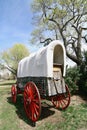 Old West Covered Wagon Royalty Free Stock Photo