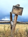 Old West Post sign Royalty Free Stock Photo