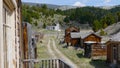 Old West Town Near Anaconda, Montana Royalty Free Stock Photo