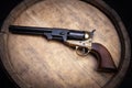 Old West Weapon - Percussion Army Revolver Royalty Free Stock Photo