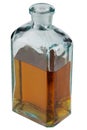 Old west whiskey bottle Royalty Free Stock Photo