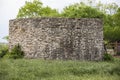 Old western brick water tower Royalty Free Stock Photo