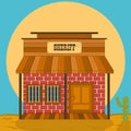 Old western building - sheriff Royalty Free Stock Photo