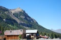 The Old Western Town of Cooke City in the Beartooth Mountains, Montana Royalty Free Stock Photo