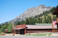 The Old Western Town of Cooke City in the Beartooth Mountains, Montana Royalty Free Stock Photo