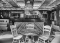 Chloride, Arizona, old west museum saloon interior, Infrared