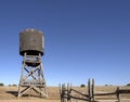 Old Western Water Tower Royalty Free Stock Photo