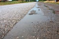 Old, wet and damage concrete Royalty Free Stock Photo