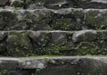 Old wet stone steps Royalty Free Stock Photo