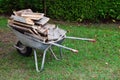 Old wheelbarrow Royalty Free Stock Photo