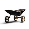 Old Wheelbarrow Render Royalty Free Stock Photo